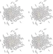 Binxind Model People Figures Scale 1:200 Pack of .400pcs White Assorted Style