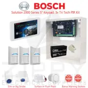 Bosch 2000 Series (8 Zone) Alarm Kit+5" Touch Keypad, 3x Bosch TriTech PIRs+More