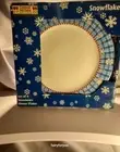 DEBBIE MUMM - SET Of 4 -SNOWFLAKE - STONEWARE DINNER PLATES - SAKURA