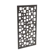 ProtectorAl 300 - 940 x 941 - 1840mm Black Squares Framed Composite Decorative Panel