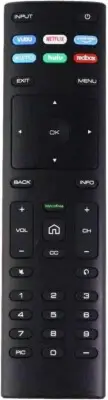 New VIZIO XRT136 Smart TV Remote w Netflix Prime video Hulu bottom