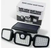 Split Solar Wall Lamp FL-1725A 3 Head Solar Wall Light Outdoor Security Lamp