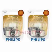 2 pc Philips Front Turn Signal Light Bulbs for Mitsubishi 3000GT Cordia ge (for: Mitsubishi)