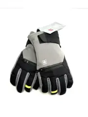 NWT Swiss Tech Boys Gray Insulated Ski Gloves Size S-M
