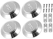 BELLIFFY 1 Set Pool Table Leg Pad Slip Foot Pads with Pressure Rings Screws Durable Material Protects Floors from Damage for Home Office Kitchen and More