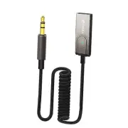 Bluetooth 5.3 to Aux Adapter for Car, USB to TRS 3.5mm Receiver - Adds