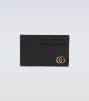 [Gucci] Gucci GG Marmont leather cardholder One size black