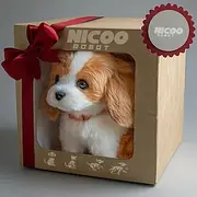 Robot Dog My Realistic Robot Puppy Interactive Puppy Toy That Walks Barks Wags Tail Plush Pet Dog For Kids Adults Realistic Robotic Dog Toy Gift That Acts Lik