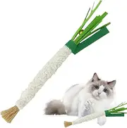 Chew Toys for Cats,Scallion Shape Cat Biting Toy - Interactive Pet Training Supplies for Small Medium and Large Size