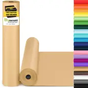 Brown Wrapping Paper 17.5"X600"(50'), Kraft Craft Bulletin Board Paper for Bouqu