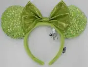 Ears Minnie Mouse Mickey Limited Disney Parks Green Shell Sequins Headband