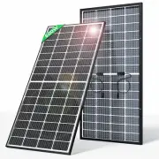 500W Bifacial Solar Panel 12V Mono Fixed Battery Caravan Camping Charging Power