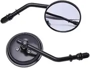 Motorcycle Rearview Mirrors Round Side Mirrors Fit For Harley Dyna Bobber Chopper Sportster Old School Touring