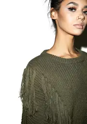 Studio Fringe Sweater