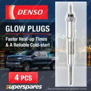 4x Denso Glow Plugs for Mazda 3 BK BL 5 CR19 6 GG GH GY 323 Protege V BA CX-7 ER