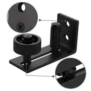 Sliding Barn Door Floor Guide Wall Mounted Hardware for Flush Bottom 1