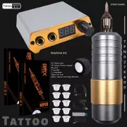 Tattoo Complete Machine Kit Rotary Tattoo Gun Power Supply Tattoo Beginner Gift