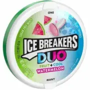 ICE BREAKERS DUO Watermelon Flavored Mints (Pack of 6)