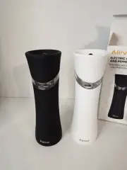 Aieve Electric Gravity Salt And Pepper Grinder Set