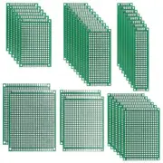 Double-Sided PCB Board Printed Circuit Boards Kit 6 Sizes Board 32PC