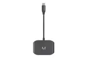 Moyork Lynk USB-C Adapter x3 USB-A - Space grey