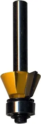Task T24339 1/4-Inch Shank Bevel Trim Router Bit, 1/2-Inch by 3/8-Inch Carbide