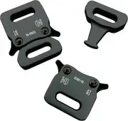 TXZWJZ Paracord Bracelet Buckles 2 Pack Metal Side Quick 1/2in (13mm), Black