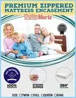 BM Premium 100% Waterproof Fabric Zippered Mattress Protector Cover Encasement