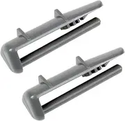 2X Dishwasher Rail Cap Rear Stop End Runner Basket Clip for Blanco 1880580400 1880580100 1880580300 32X1986 1673429 1652644 790933 1656649 BFDWC65X BSD5X DWF45X DWF4X DWF5X BFD45X BFD4W BFD4X BFD5W