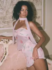 Perrin Mini Skirt Pink