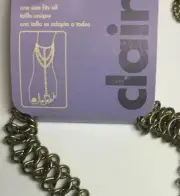 Claire’s Anklet Foot Chain Adjustable Toe Ring Brass Connected Gypsy Boho Look