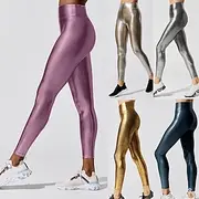 Retro Vintage Disco 1980s Leggings Workout Pants Disco Women's Halloween Carnival Masquerade Party / Evening Pride Parade Pride Month Adults' Pants