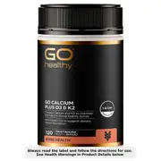 GO Calcium Plus D3 & K2 120 Hard Capsules