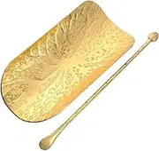 WATIIFUFU 1 Set Tea Set Storage Plate for Tea Leaf Tea Leaf Storage Holder Coffee Bean Container Sugar Scoop Tea Tray Coffee Bean Plate Tea Leaf Spoon Scoops for Tea Grain Scoop