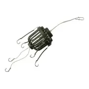 Durable Outdoor Fishing Tackle Holder with Baits Cage and Explosion Hook