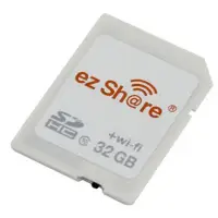 在飛比找Yahoo!奇摩拍賣優惠-ezShare ES100 32GB Wi-Fi SD卡 無