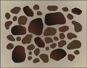 Stencil River Rock Pebble Stone Patio Cabin Garden Paving Decor Art Border Signs
