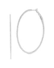 Nephora 14K 0.81 ct. tw. Diamond Inside-Out Hoops