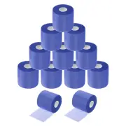 12 Rolls 30 Yards Foam Pre Wrap Athletic Tape Sports Prewrap, Navy Blue