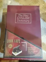 Dictionary Book Safe w/ Key Lock Red