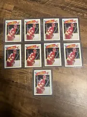 1988-89 O-Pee-Chee #16 Joe Nieuwendyk Rookie OPC 8 Card RC Lot Plus 1 Topps Rc