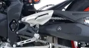 R&G Racing Black Boot Guard Kit | Triumph Street Triple 675 RX 2015
