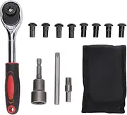 Metal Hard Top Door Install and Removal Tool Kit with Hinge Nut for JK JKU JL JLU Sahara Sport Ideal for Easy Door and Top Dismounting