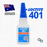 Loctite 401 Instant Adhesive 20ml Industrial Strength Super Glue Rubber PVC.