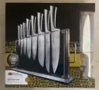 Baccarat Damashiro BODO Knife Block 10 Piece Set CHOPPING BOARD RRP $1349