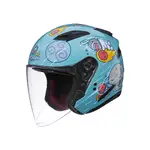 【SOL HELMETS】SO-7E開放式安全帽 (鯊魚先生_極光綠) ｜ SOL安全帽官方商城