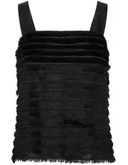 NWT RRP $290 Sass & Bide The Waltz Fringe Cami Top Size 44 14 FREE POST