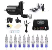 Professional Dragonhawk Extreme Tattoo Rotary Machine Tattoo Kit LCD Power Needl