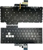 JINTAI Keyboard Replacement for ASUS TUF Air FX516 FX516P FX516PR FX516PM FA516 Keyboard Backlight US Black (No Power Button) Black CN:0KNR0-281CRU00 6037B0236522