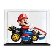 Acrylic Display Case for LEGO 72037 Super Mario Standard Mario Kart Set Figure Storage Box Dust Proof Glue Free